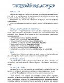 Acto 25 de mayo. Entrada de la bandera de ceremonias