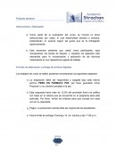 Proyecto semanal. Instrucciones y Descripción