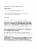 Objetivo General: Análizar el Conflicto Migratorio en los EEUU