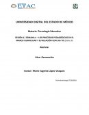 LOS PROCESOS PEDAGÓGICOS EN EL MARCO CURRICULAR Y SU RELACIÓN CON LAS TIC