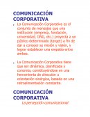 COMUNICACION CORPORATIVA. La percepción comunicacional