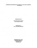 PARÁMETROS MORFOMÉTRICOS DE CUENCAS (LA SALVAJINA, QUEBRADA GUAYABILLA)