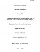 Trabajo sobre la Revolución Mexicana