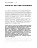 Mi vida con las tic y las redes sociales