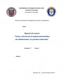 Teoría y técnica de la terapia psicoanalítica de Adolescentes- (La primera entrevista)