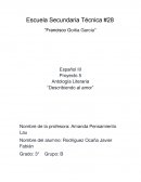Antología Literaria “Describiendo al amor”