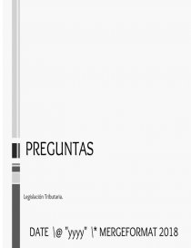 IMPUESTO A LA RIQUEZA preguntas. Página 1