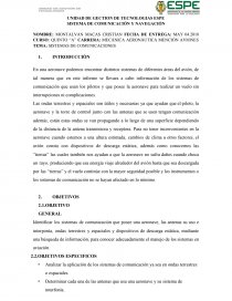 Identificar los sistemas de comunicación que posee una aeronave. Página 1