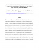 EVALUACIÓN DE LOS MÉTODOS DE CRECIMIENTO PARA EL ANÁLISIS DE DESARROLLO Y RENDIMIENTO DEL BOSQUE UBICADO EN UCUMARI-RISARALDA
