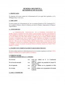 MEMORIA DESCRIPTIVA DETERMINACION DE LOTE