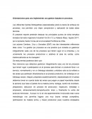 Orientaciones para implementar una gestion basada en procesos