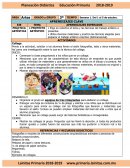 PLANEACION TERCER GRADO. APRENDIZAJES ESPERADOS