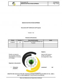 BASE DE DATOS SYSOS EXPRESS. Página 1