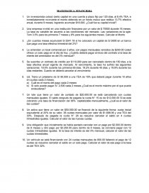 MATEMATICA FINANCIERA. Página 1