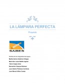 LA LÁMPARA PERFECTA Proyecto