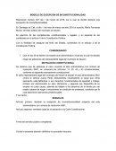 Modelo excepción de inconstitucionalidad