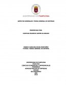 ASPECTOS GENERALES: TEORIA GENERAL DE SISTEMAS