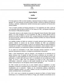 DOCUMENTAL STALIN, EL DEMONIO. Página 1
