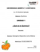 LA QUÍMICA Y SU RELACIÓN CON NUTRICIÓN