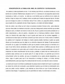 DESCRIPCIÓN DE LA FAMILIA DEL NINO, SU CONTEXTO Y SU EDUCACION