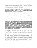 RESEÑA CRITICA DE LA ANTROPOLOGIA