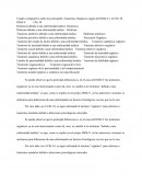 Comparación sobre los principales trastornos orgánicos según el DSM-IV y el CIE-10