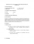 PROGRAMA ESCUELA PARA FAMILIAS: “EDUCARNOS PARA EDUCAR”