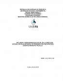 INCLUSION Y RESPONSABILIDAD SOCIAL EN LA DIRECCION ESTADAL DE SALUD INTEGRAL DE PERSONAS CON DISCAPACIDAD (DESIPCD) MUNICIPIO TRUJILLO