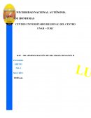 Administración de Recursos Humanos Informe grupo