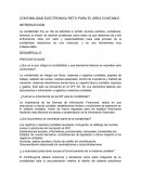 CONTABILIDAD ELECTRONICA RETO PARA EL AREA CONTABLE