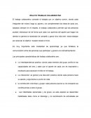 Relato trabajo colaborativo