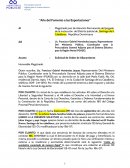 Solicitud de Orden de Allanamiento