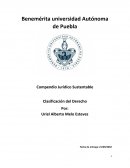 Clasificación del derecho. Derecho Público. Derecho privado