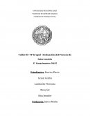 Taller III- TP Grupal - Evaluación del Proceso de Intervención