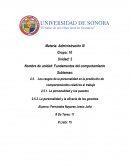 Administración. Fundamentos del comportamiento