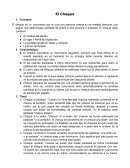 El Cheque. Funciones