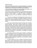 TAREAS EVALUATIVAS. Las características del aprendizaje esperado