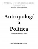 Compendio de antropologia politica