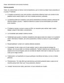 Administración de recursos humanos. Valores grupales