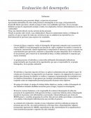 Evaluacion del desempeño gerencial