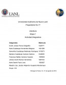 Integradora etapa 1 español