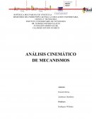 Análisis Cinemático de Mecanismos