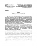Análisis “El Poder De La Economía Informal”
