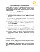 Contrato de prestacion de servicios diseño grafico