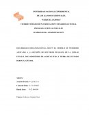 DESARROLLO ORGANIZACIONAL, SEGÚN EL MODELO DE WEISBORD APLICADO A LA DIVISIÓN DE RECURSOS HUMANOS