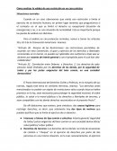 Validez de restricción de Derechos Humanos