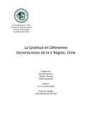 La Gratitud en Diferentes Generaciones de la V Región, Chile