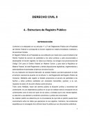 Estructura de Registro Público