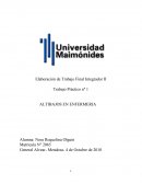 Trabajo Práctico nº 1 ALTIBAJOS EN ENFERMERIA