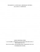 PENSAMIENTO Y ACCIÓN PARA EL APRENDIZAJE CIENTÍFICO RAE, CIENCIA Y COSMOLOGÍA